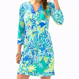 Lilly Pulitzer Wade and Sea Riva‎ Dress Pima Cotton Size XS